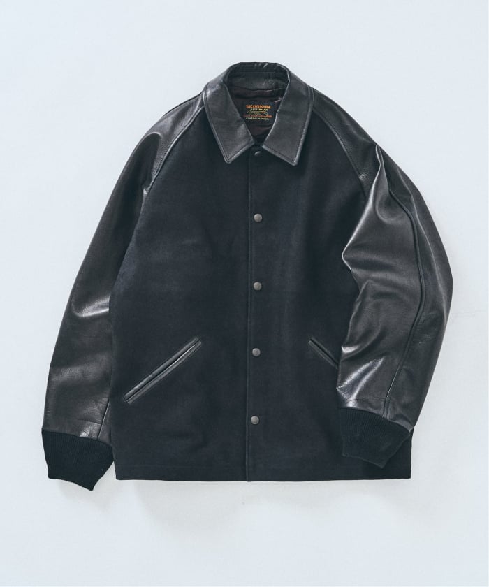 予約》【SKOOKUM / スクーカム】417別注 Leather AWARDブルゾン