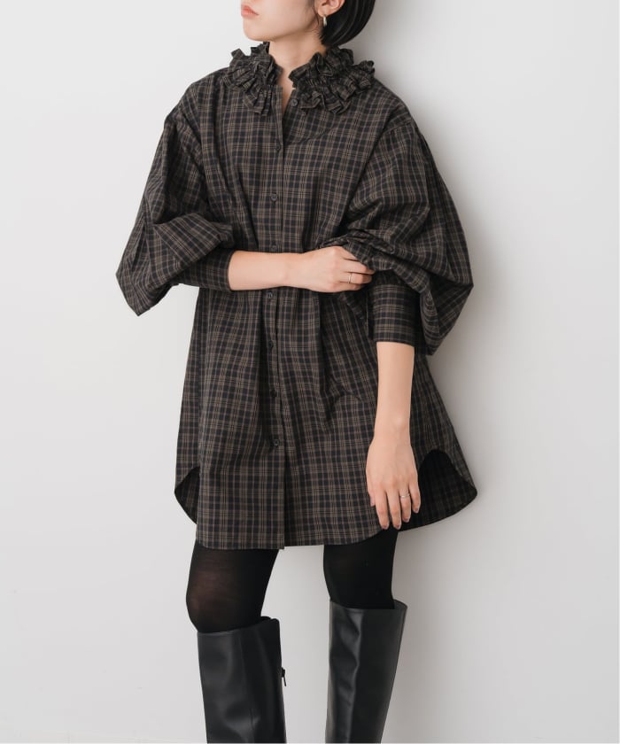 トップス crinkle crinkle crinkle spick &span スピック＆スパン Spick & Span crinkle crinkle crinkle 3D