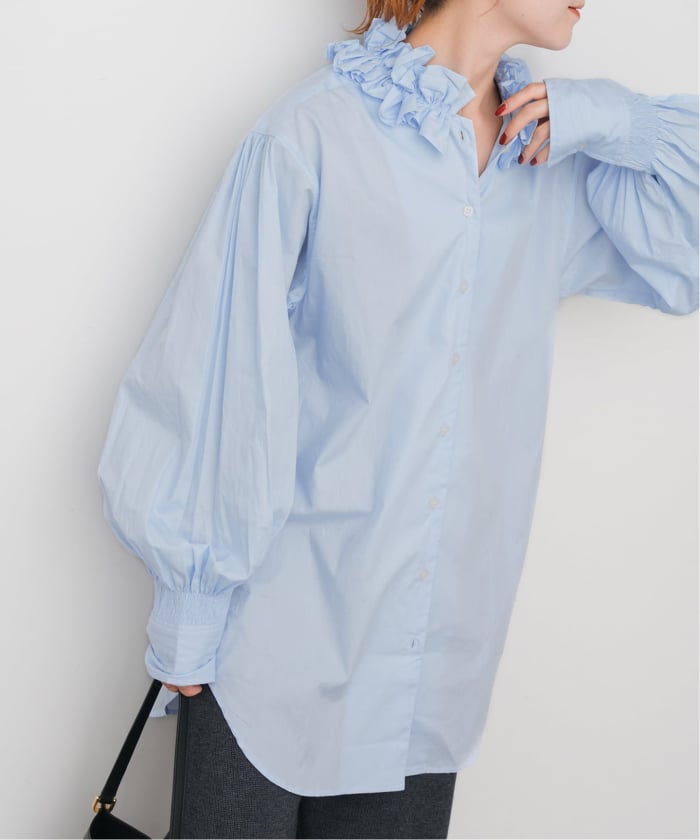 予約》crinkle crinkle crinkle 別注frill coller shirts