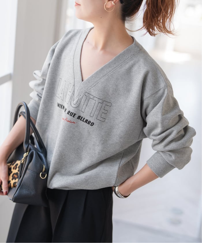 La Hutte / ラ・ユット　スウェット Spick & Span｜《予約》La Hutte / ラ ユット 別注Vネック