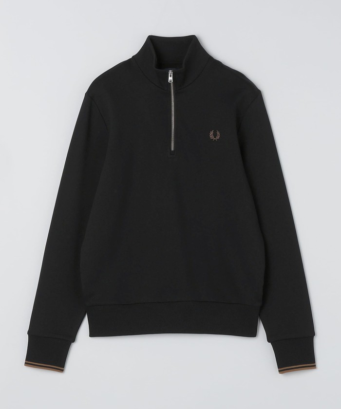 クーポン】FRED PERRY: ハーフ ジップ スウェット(508489576
