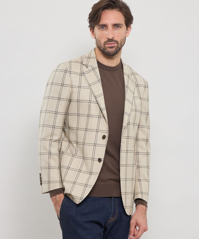 美品【MACKINTOSH LONDON 】テーラードジャケット ウール100% ウールチェックジャケット(508442137) | MACKINTOSH LONDON