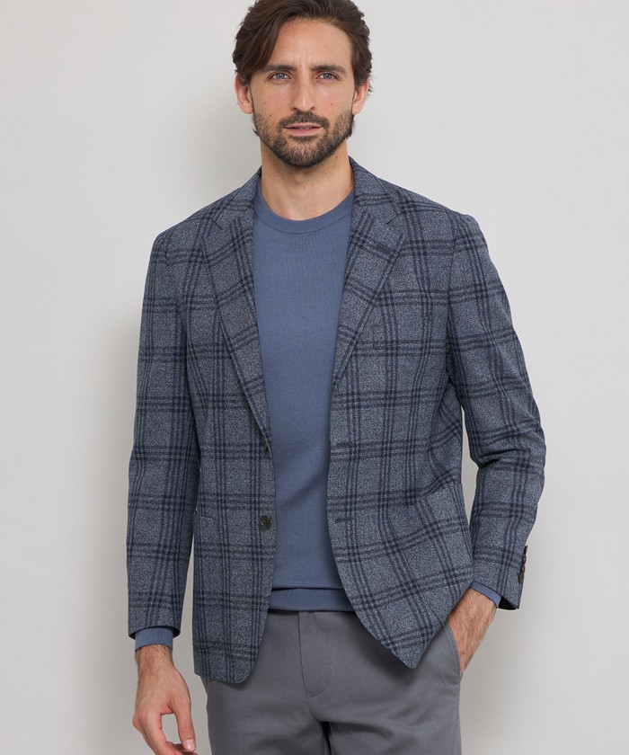 【美品】MACKINTOSH LONDON カシミヤブロックチェックジャケット ウールチェックジャケット(508442137) | MACKINTOSH LONDON