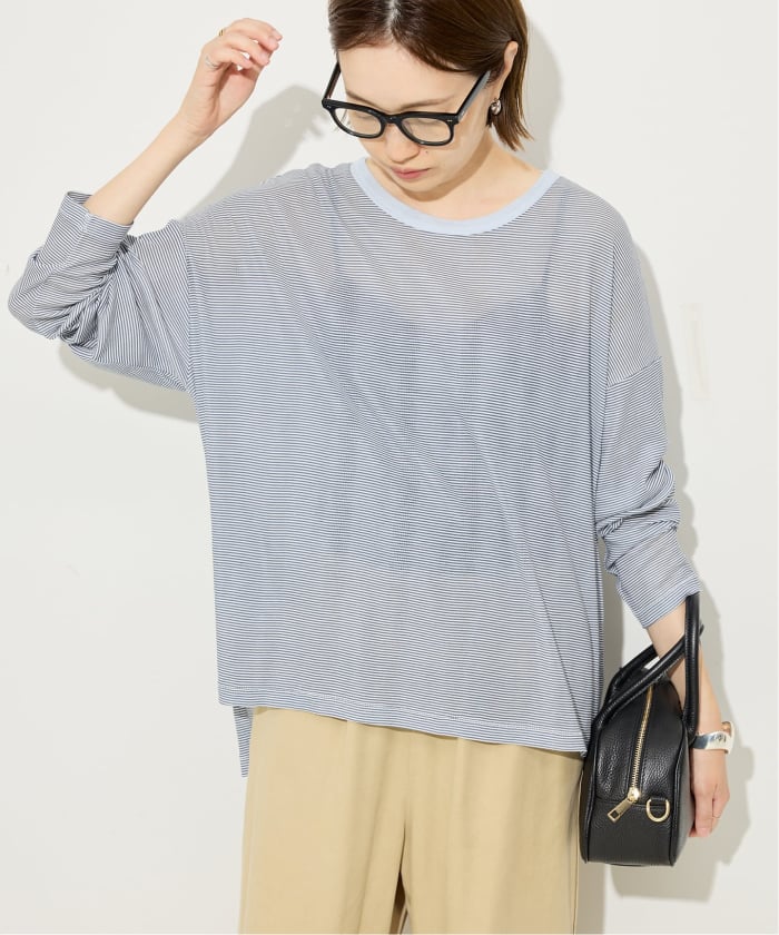 IENA PETILLANT ロングTシャツ グレーA フリーサイズ 未使用☆IENA☆イエナ☆カットソー☆グレー IENA - IENA