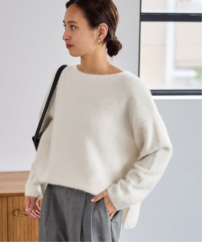 フレームワーク FOX/CASHMERE ボートネック プルオーバー ≪追加予約≫FOX/CASHMERE ボートネック プルオーバー(508494821