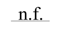 n.f.