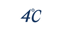 4℃