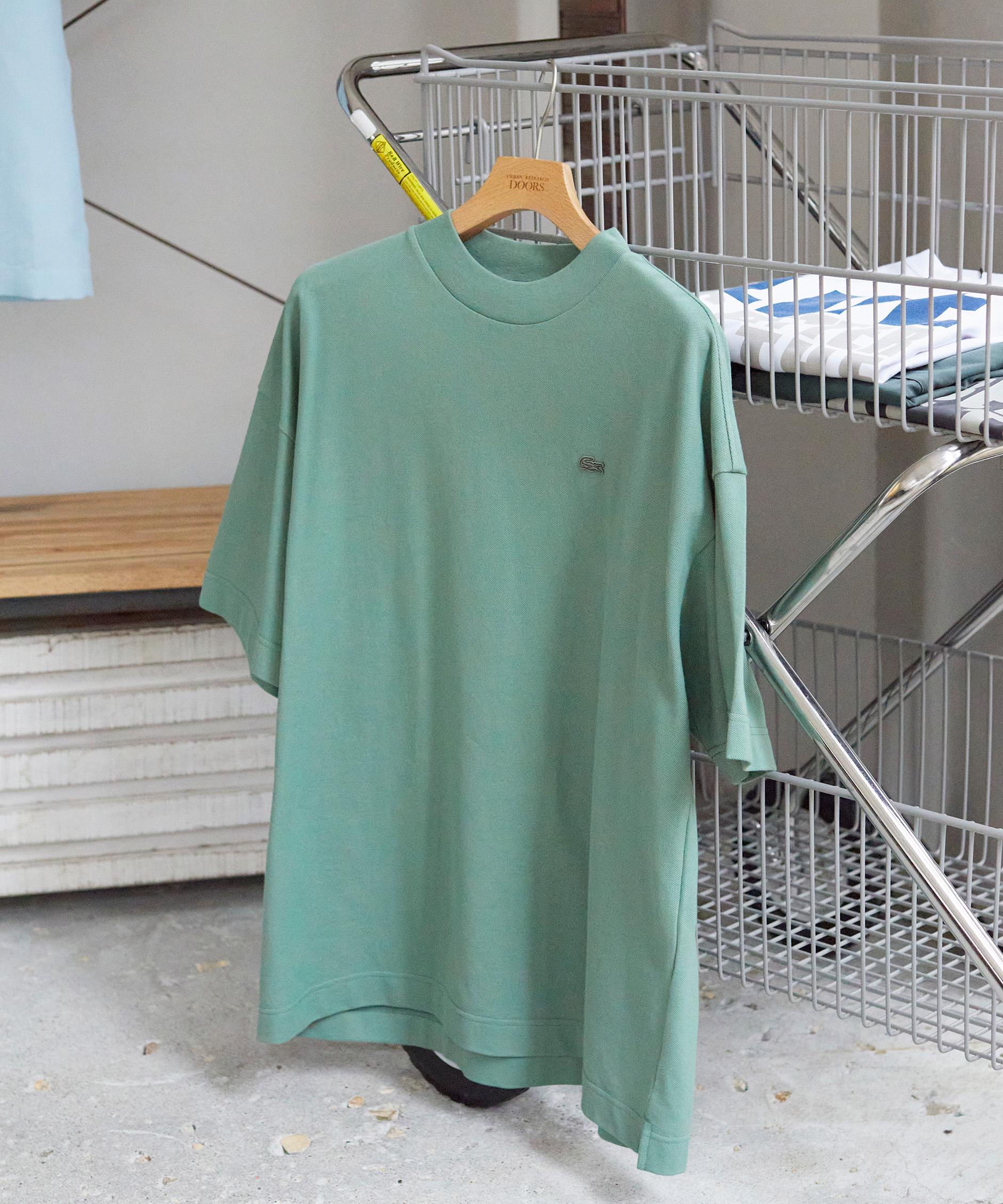 おすすめアイテム④　LACOSTE  20th別注moss stitch relax TEE